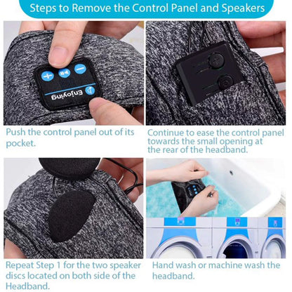 Wireless Bluetooth Sleep Headphones - Comfortable Headband Earphones for Restful Sleep, Running & Yoga